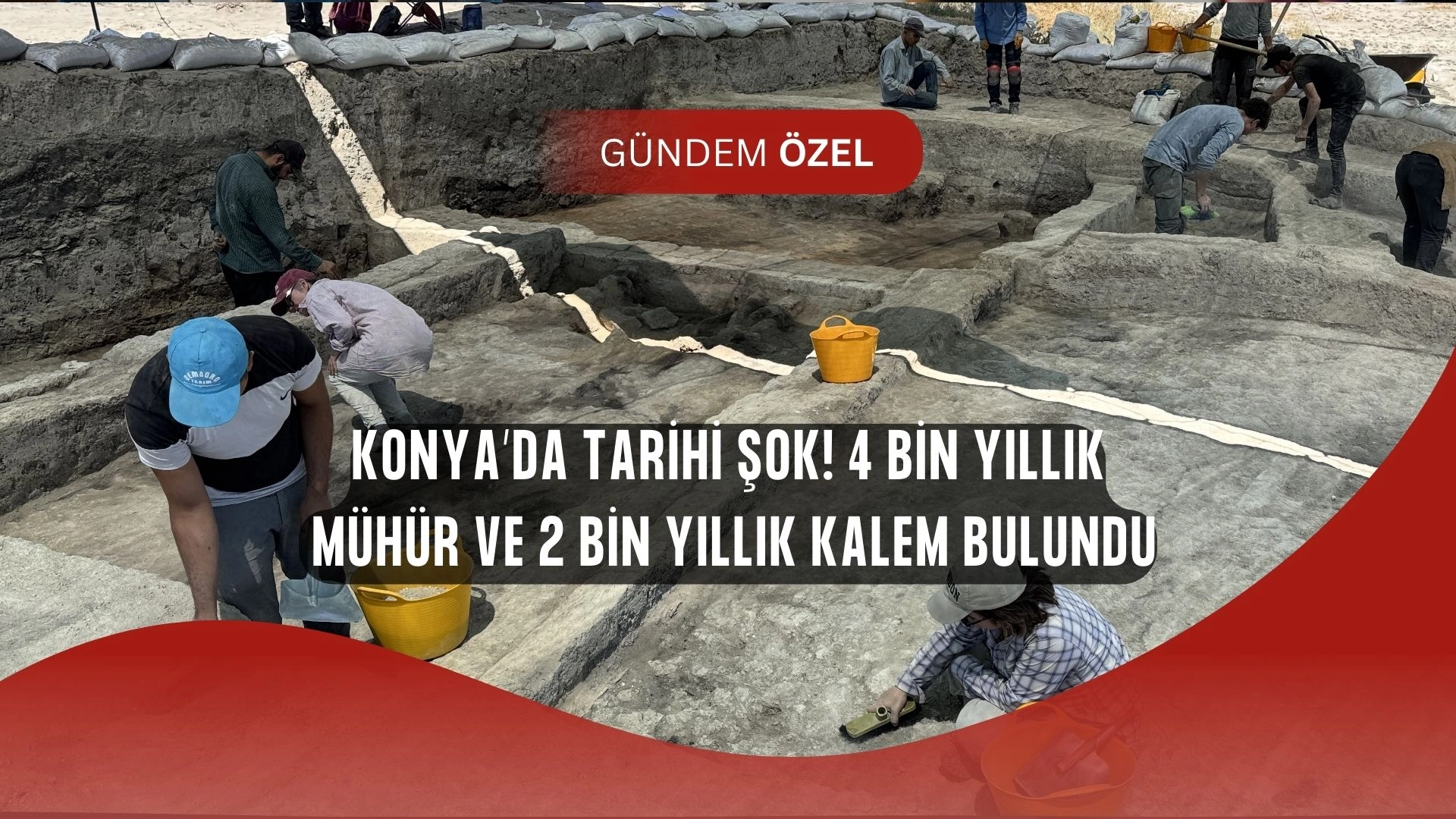 Konya’da Büyük Keşif! 4 Bin Yıllık Mühür ve 2 Bin Yıllık Kalem Şaşkınlık Yarattı