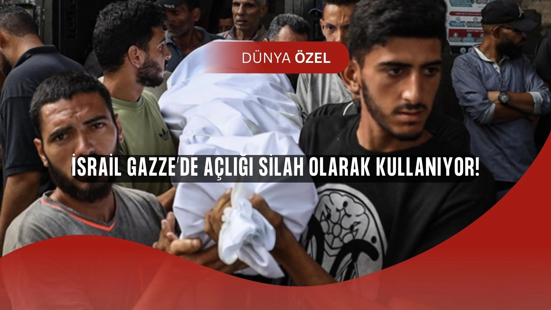 Gazze’de Açlık Silah Olarak Kullanılıyor! Çocuklar Ölüme Terk Edildi