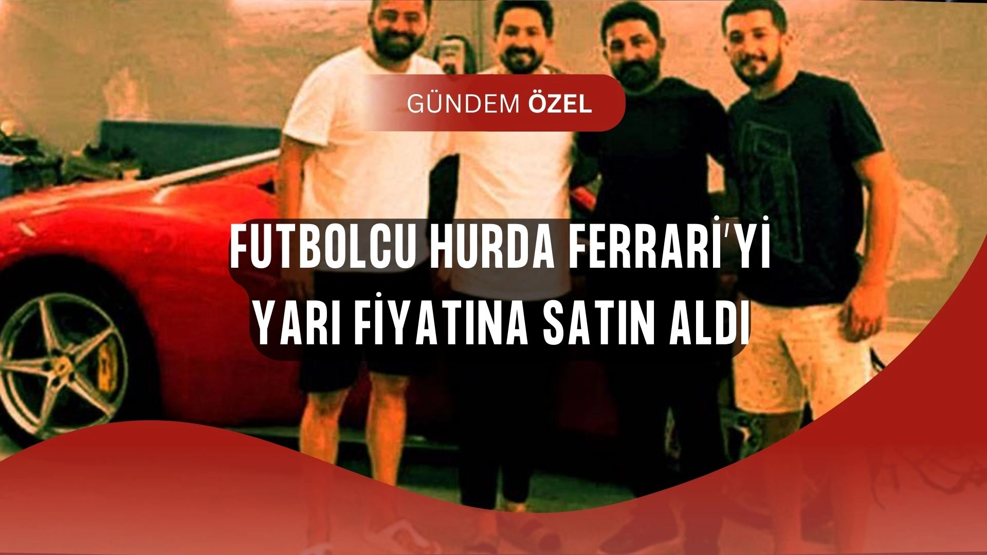 Hurdaya Dönen 15 Milyonluk Ferrari’yi Futbolcu Satın Aldı!