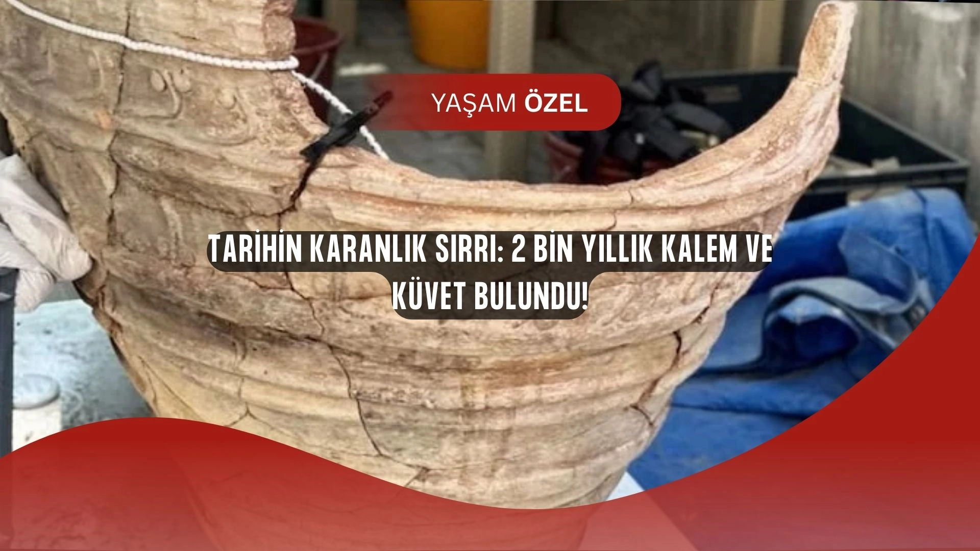 Kazı Şokuyla Ortaya Çıktı: 2 Bin Yıllık Kalem ve Lüks Küvet!