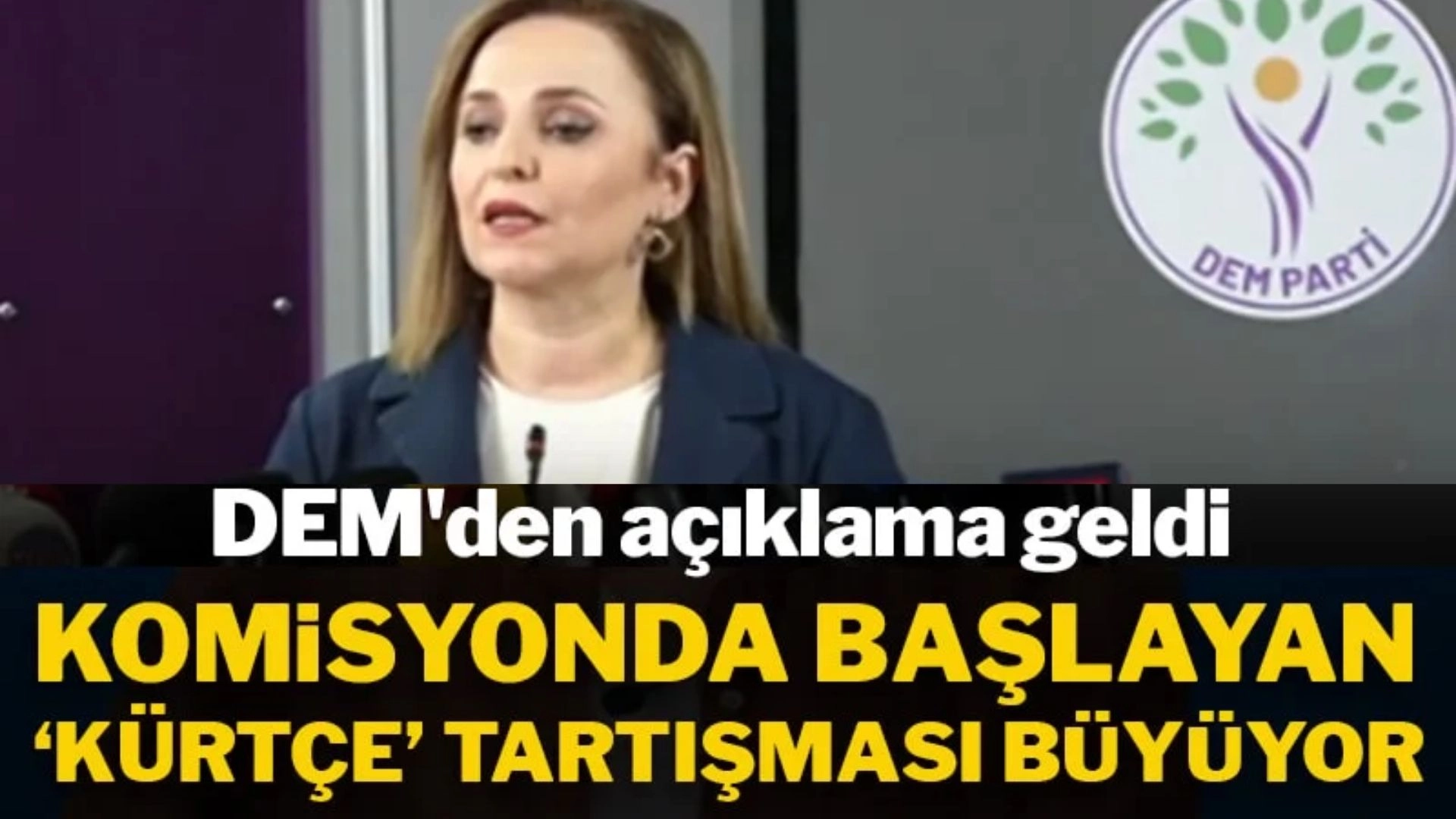 Komisyonda Kürtçe Krizi: DEM’den Sert Tepki Geldi!
