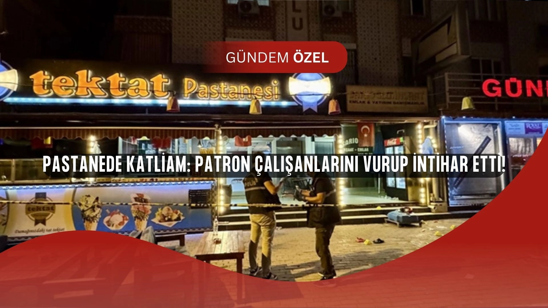 Pastanede kanlı kavga! Patron dehşet saçtı: İki ölü, bir intihar