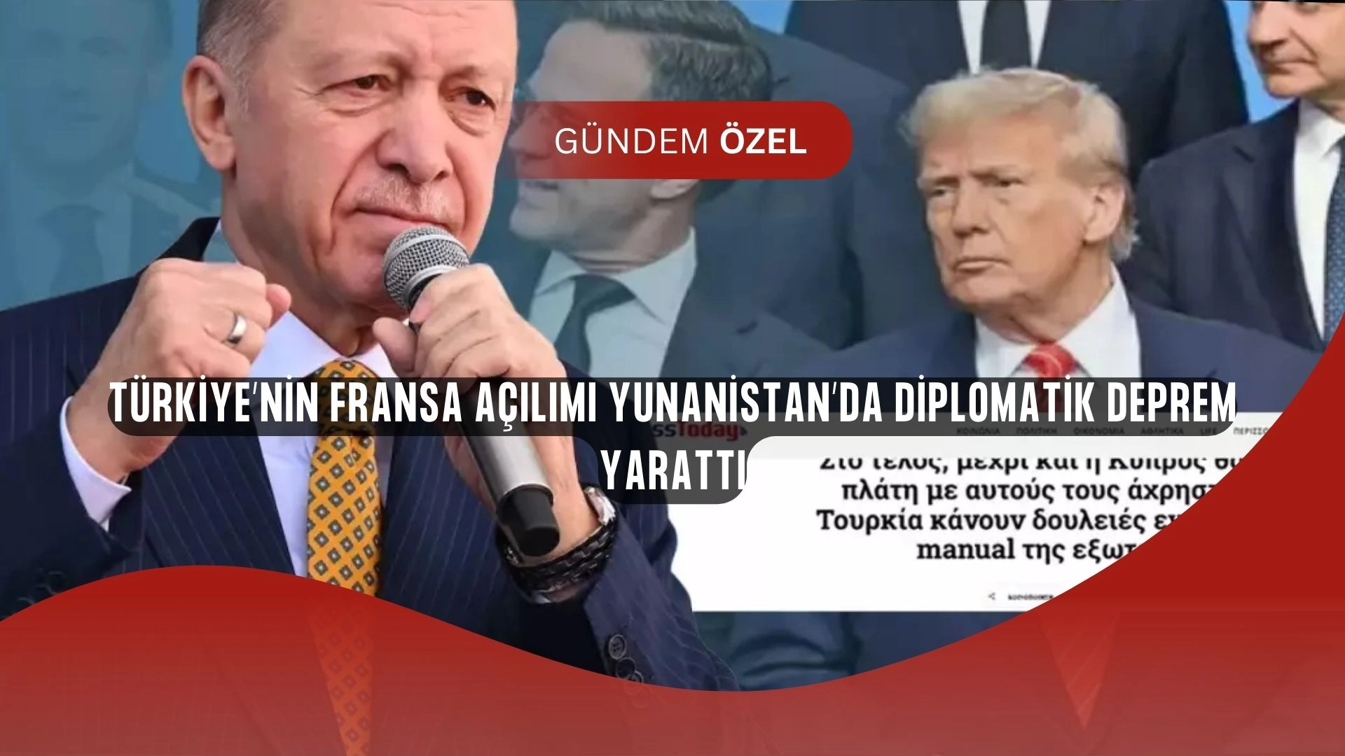 Türkiye’nin Macron Hamlesi Yunanistan’ı Çalkaladı: “Kıbrıs Bile Sırtını Dönebilir!”