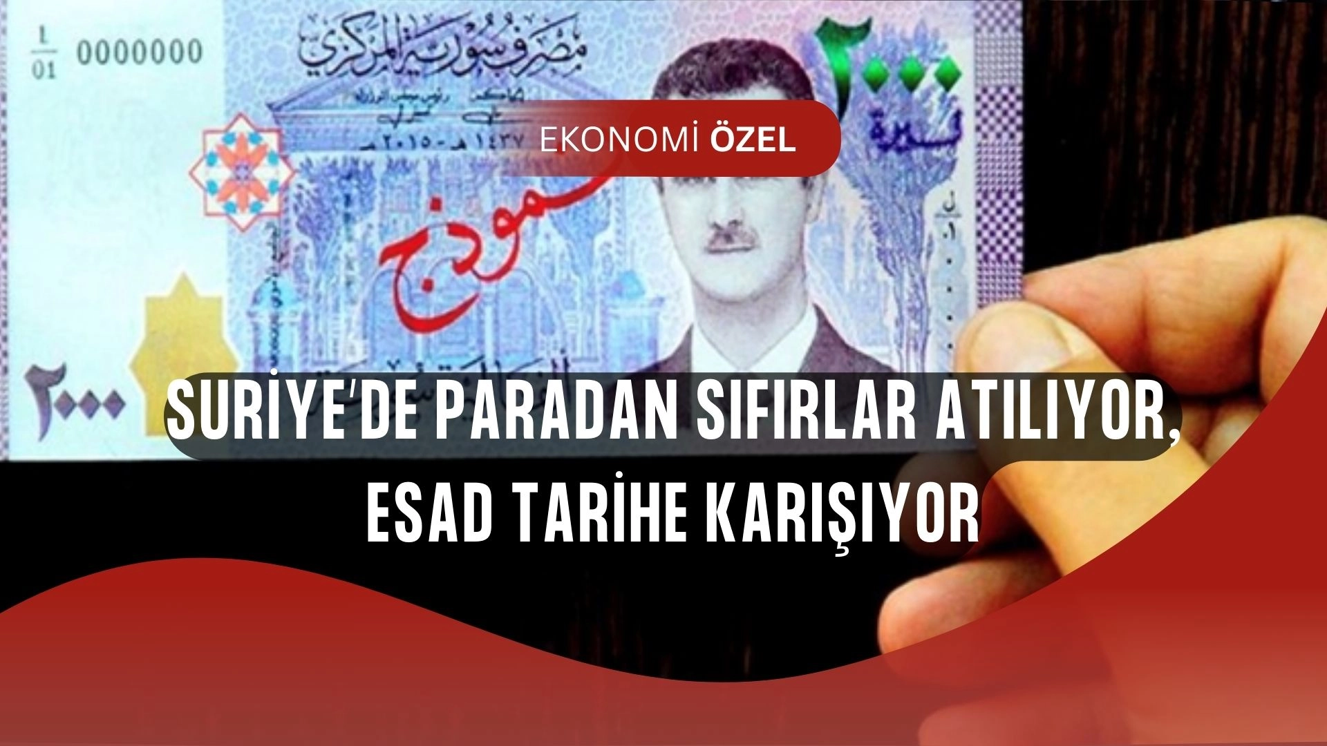 Suriye’de tarihi karar! Paradan sıfırlar atılıyor, Esad’ın yüzü siliniyor