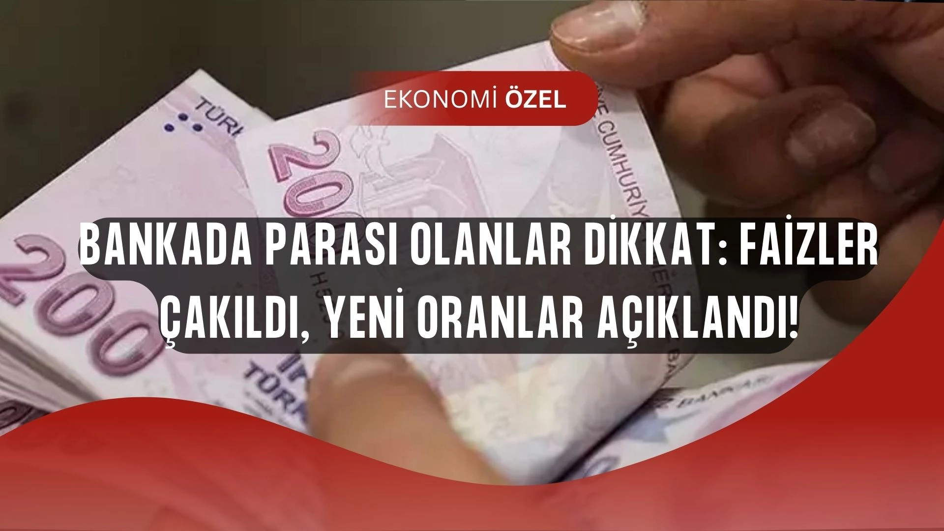 Bankada parası olanlar şokta: Faizler çakıldı, yeni oranlar belli oldu!