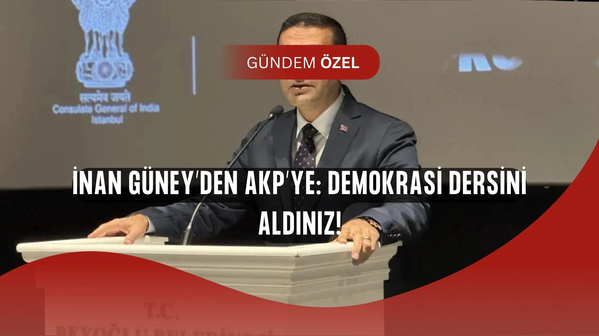 Beyoğlu’nda büyük hesaplaşma: İnan Güney’den AKP’ye tarihi gönderme!