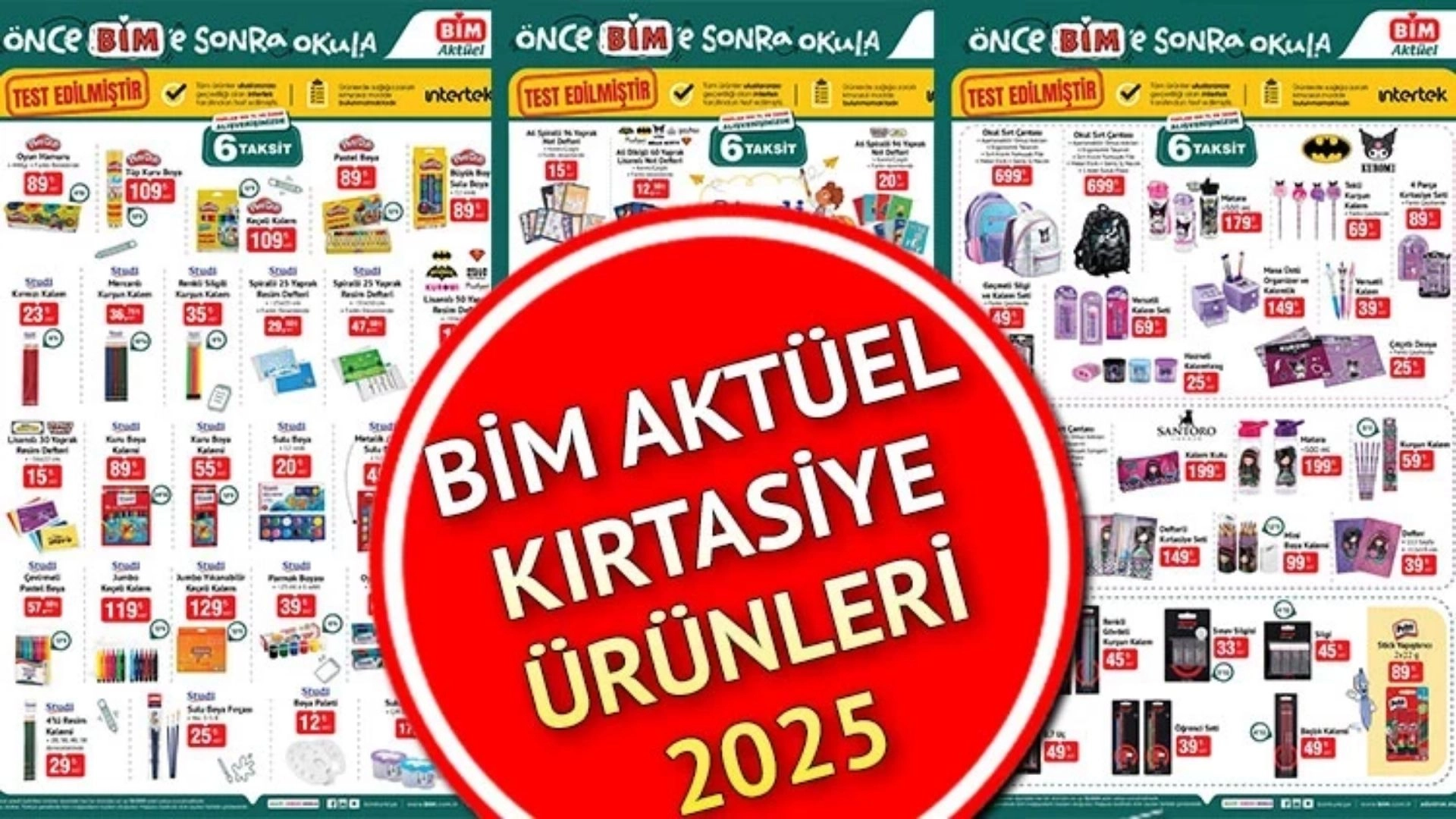 BİM 26-29 Ağustos Kırtasiye Kataloğu Patladı! O Ürünler Yok Satacak