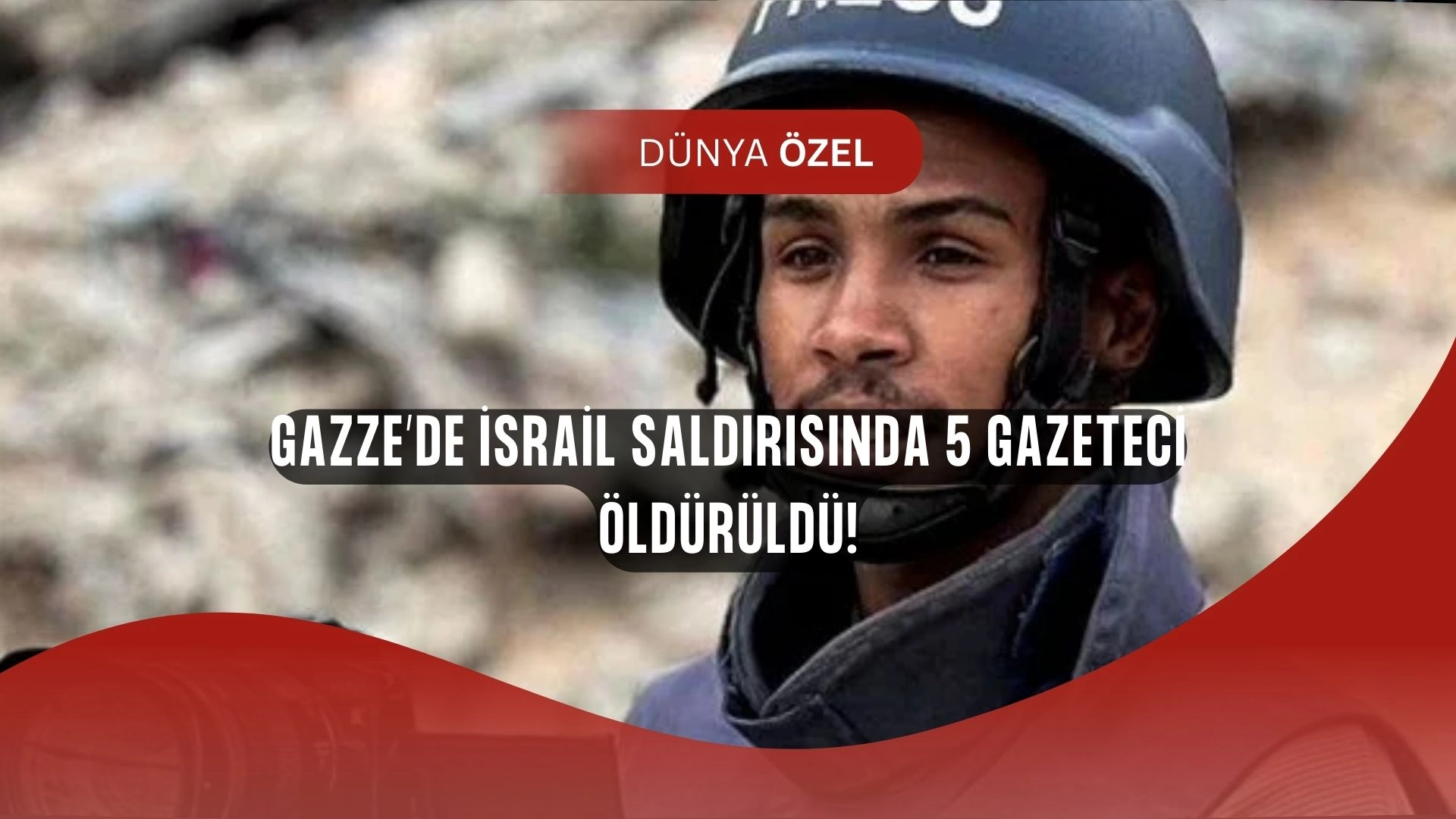 Gazze’de Kan Donduran Saldırı! İsrail 5 Gazeteciyi Hastane Baskınında Öldürdü