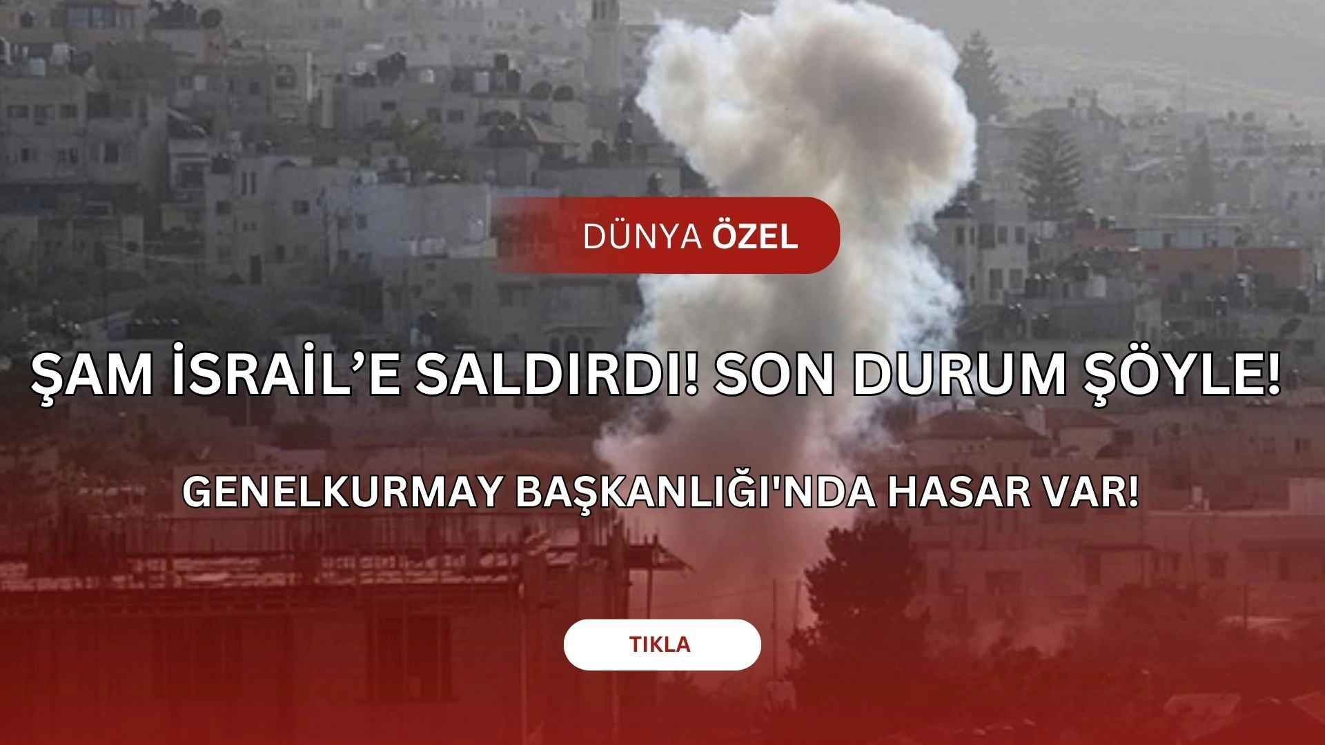 Ortadoğu’da Şok Hava Saldırısı! İsrail, Şam’daki Karargahı Vurdu (İŞTE SON DURUM)