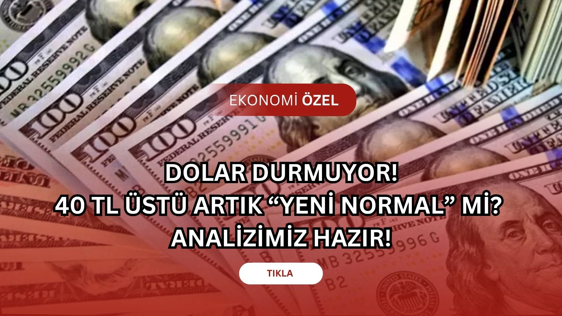 Dolar 40 TL’yi Aştı, Euro Uçuşta! Piyasalar Alarm Veriyor (Saat 18:00 itibariyle)