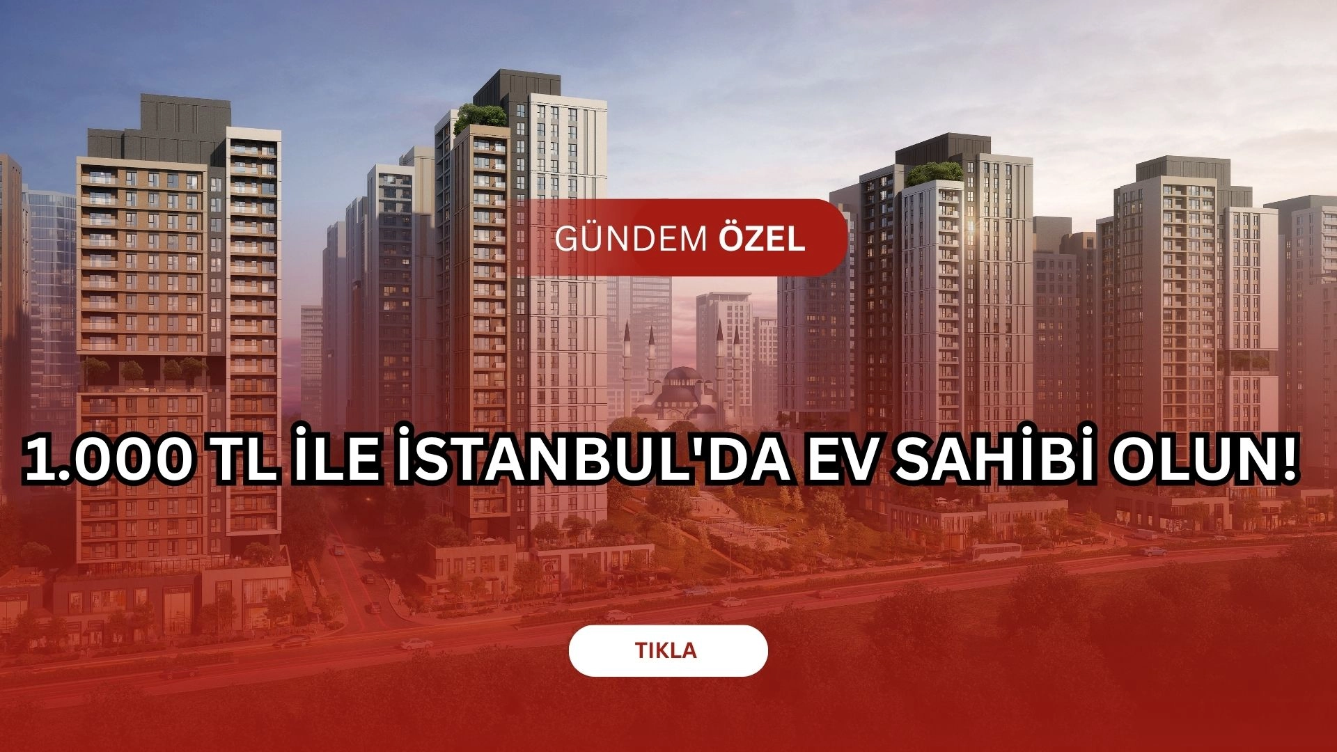 ŞOK! Sadece 1.000 TL ile Ev Alabileceksiniz: Emlak Konut Düğmeye Bastı!