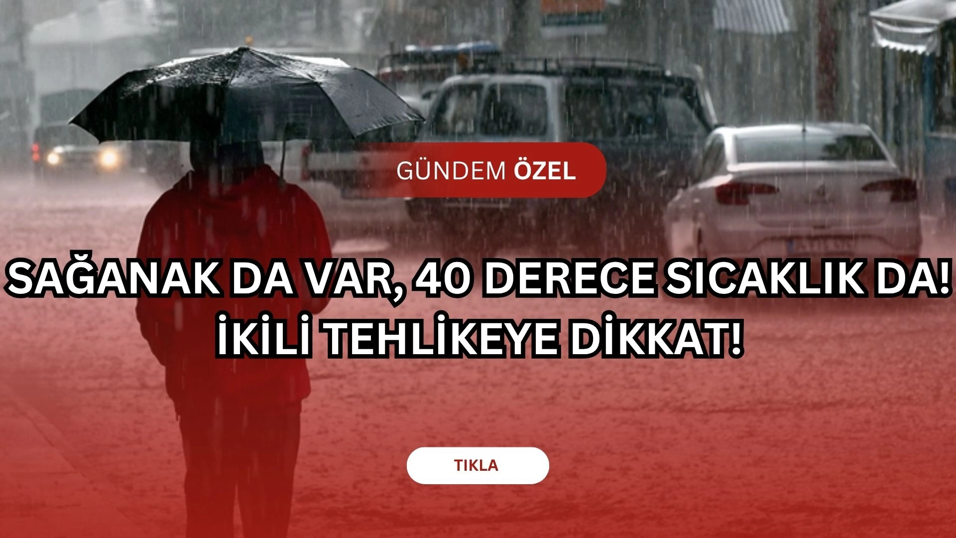 Meteoroloji Tek Tek Saydı: Bu 8 İlde Sağanak Felaketi ve Sıcak Alarmı! 