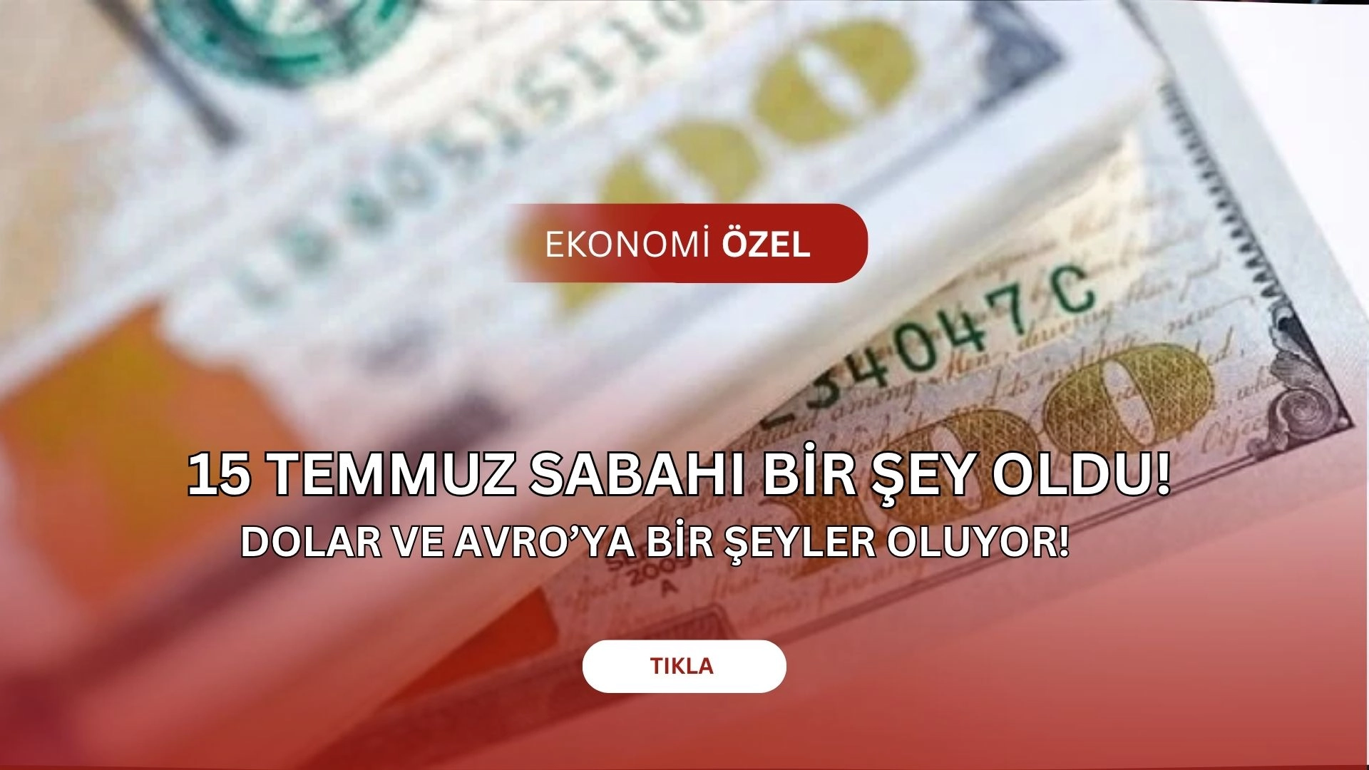 Dolar ve Avro'da Yeni Zirve! KOPTU GELİYOR VE DURMUYOR!