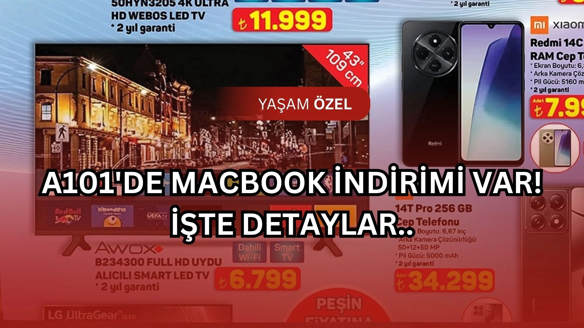 Şok Fiyat! Apple MacBook Air A101’e Geldi! Fiyat Etiketini Gören Sepete Koştu!