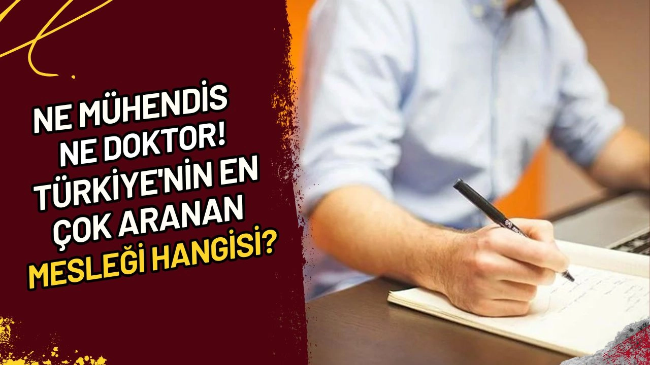 Ne Mühendis Ne Doktor! Türkiye'nin En Çok Aranan Mesleği Hangisi?