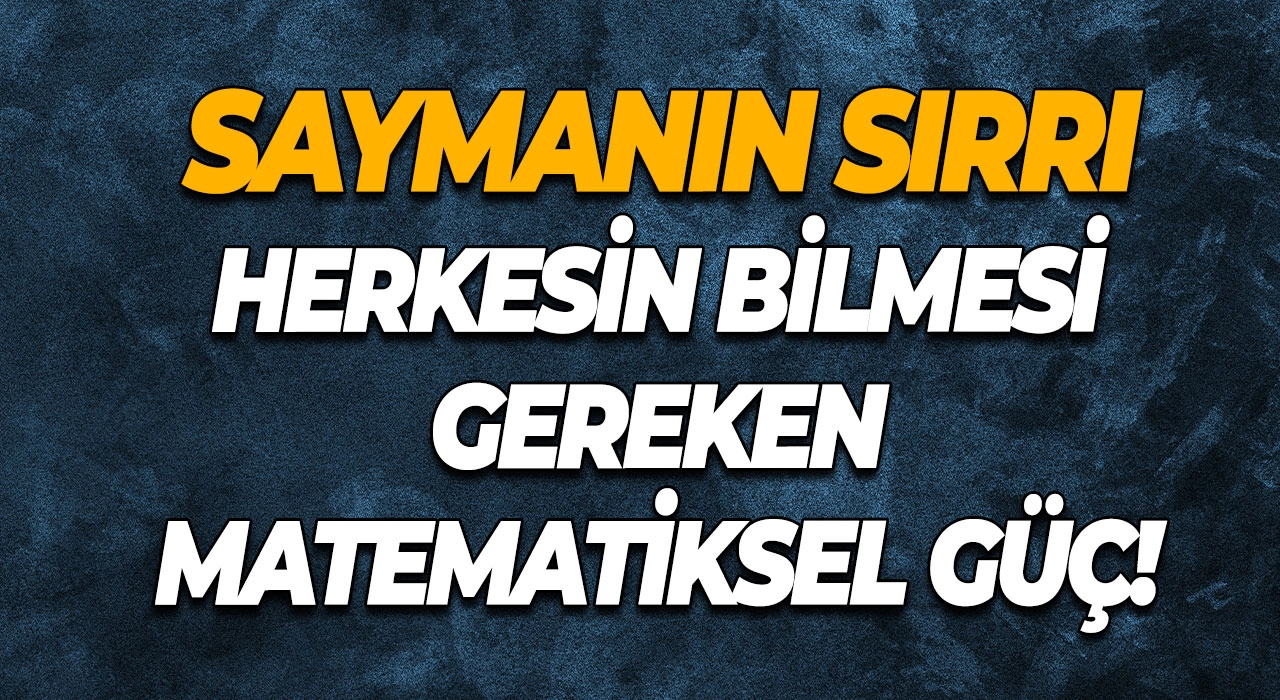 Saymanın Sırrı Herkesin Bilmesi Gereken Matematiksel Güç!