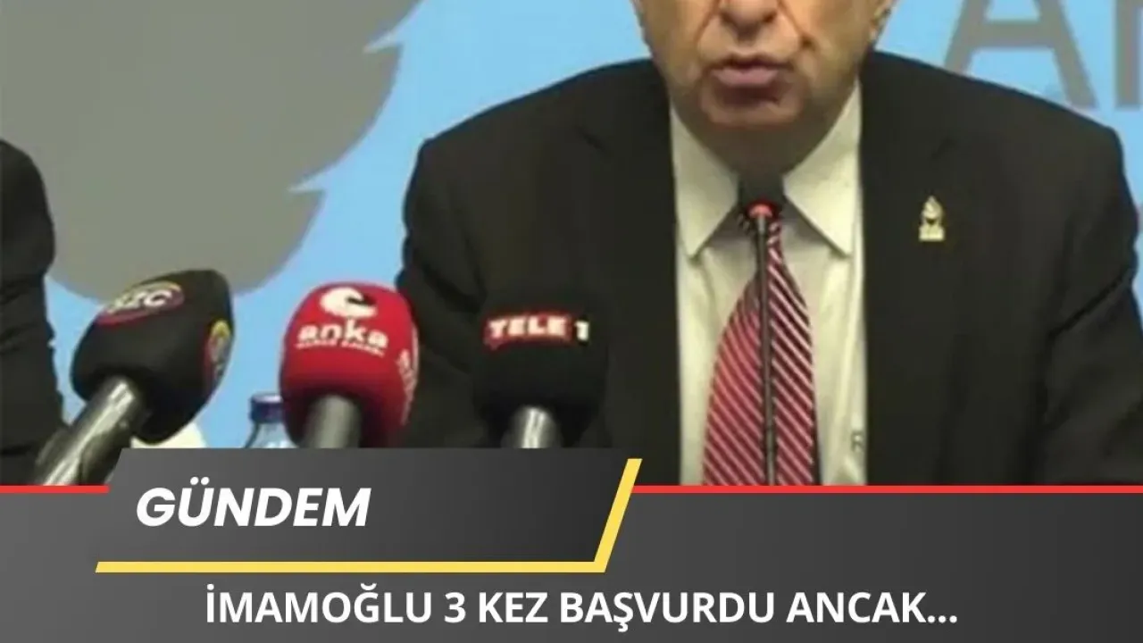 Ümit Özdağ’dan Dikkat Çeken Açıklama: "İmamoğlu Üç Kez Başvurdu..."