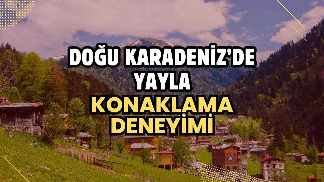 Doğu Karadeniz’de Yayla Konaklama Deneyimi
